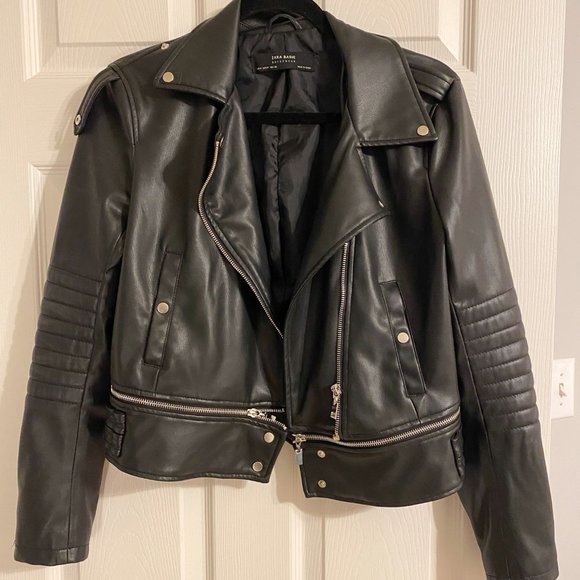 Zara Jackets & Blazers - ZARA Faux Leather Jacket